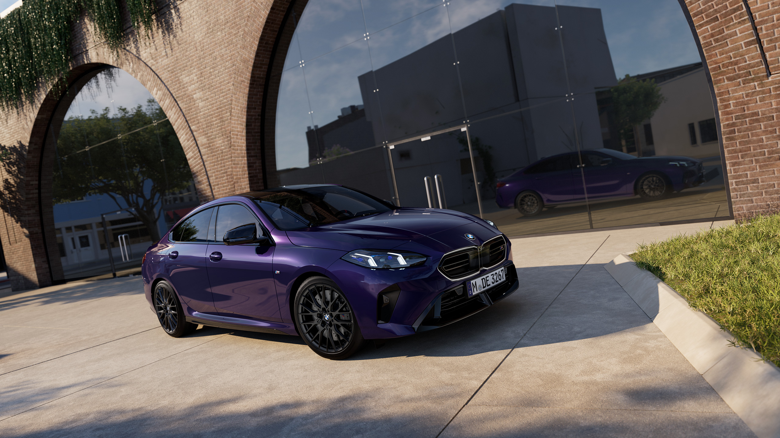 Paarse BMW 2 Serie Gran Coupé