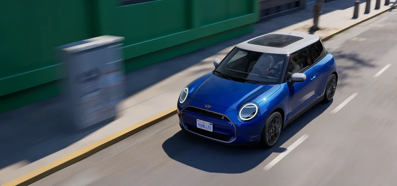 Blauwe MINI